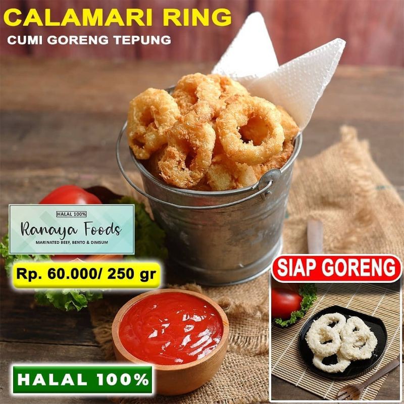 

Calamari Ring ( cumi goreng tepung )