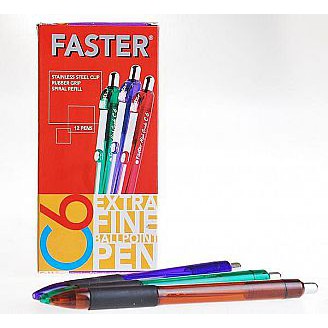 

PULPEN FASTER C-6 FASTER ORIGINAL FASTER C6 PULPEN PENCET PULPEN MURAH BALLPOINT BOLPOINT ALAT TULIS