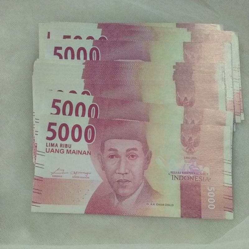 Uang Mainan/Replika uang kertas 5ribu/5000