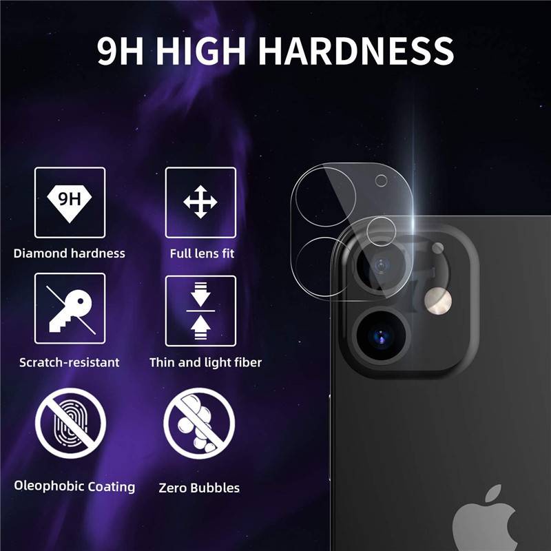 Pelindung Lensa Kamera Tempered Glass Full Cover Untuk Iphone 13 Pro Max Mini 13pro Max