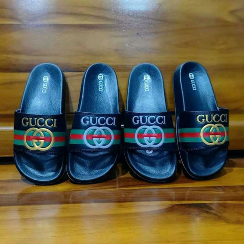 Sendal Slop Pria/Wanita Benassi Gucci