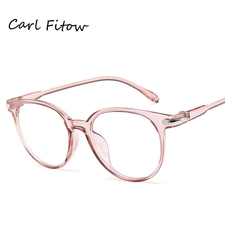 GO! KC099 Kacamata Wanita Korean Retro Frame Anti Radiasi Lensa Tanpa Min Style Minimalis Unisex COD