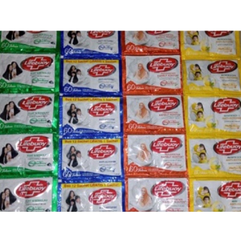 LIFEBUOY SHAMPOO SACHET 9ML X12 ( 24 SACHET)