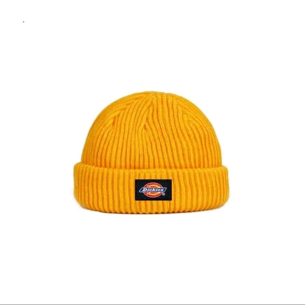 COD Topi Kupluk Pria Dewasa Rajut Wool Dickies Winter Fashion Beanie Hat Ciput Cowo Cowok Laki Laki Distro