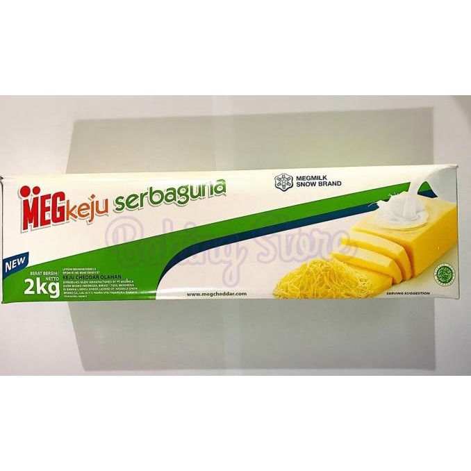

Promo Awal tahun Keju Cheddar Meg Serbaguna 2kg Promo Awal tahun