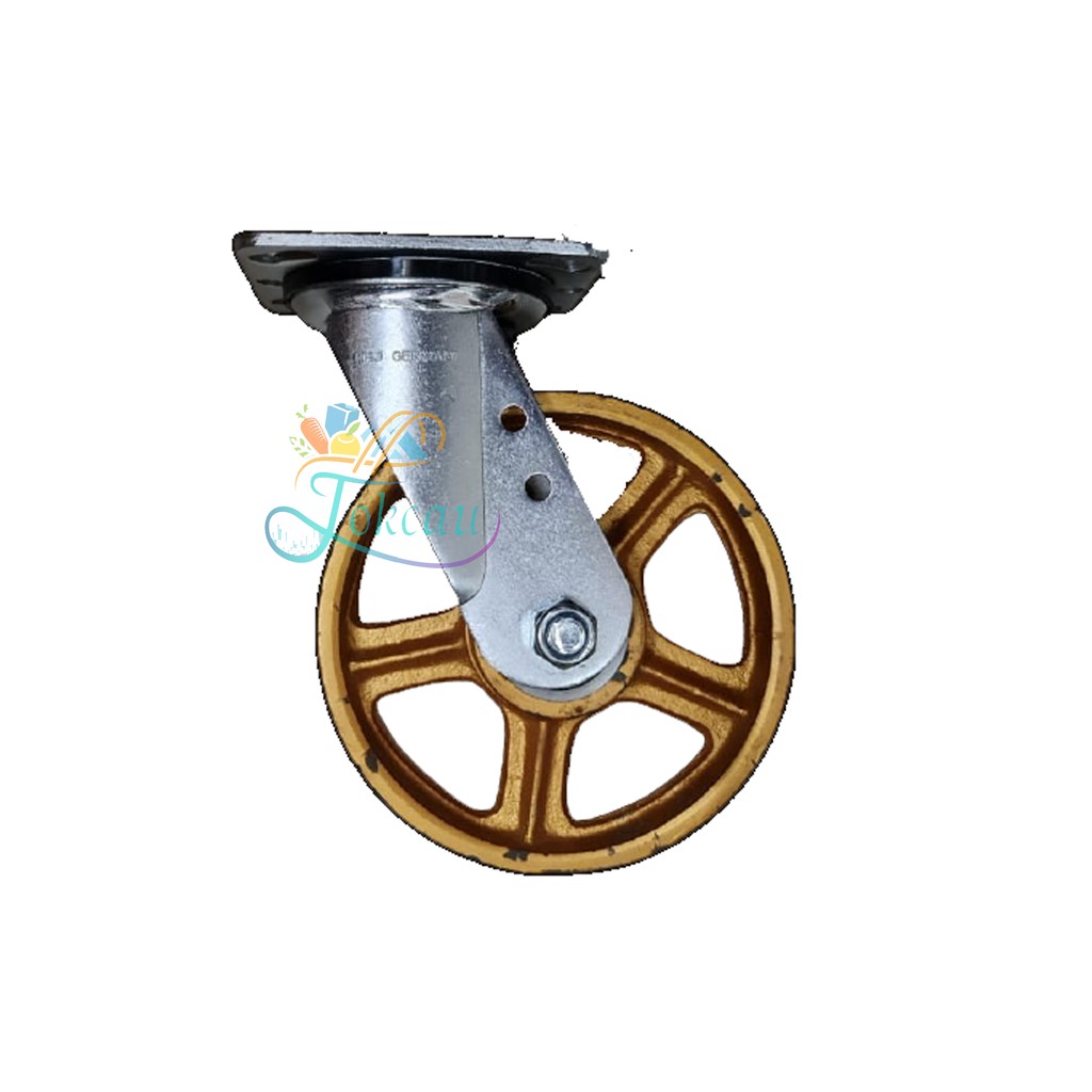 Roda Caster / Troli / Troly Besi 6 Inch Heavy Duty Hidup ( Swivel ) RHJ