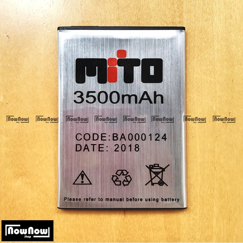 Baterai Mito A230 A91 Fantasy Fly BA-000124 Original Double Power Batre Batrai HP BA00124