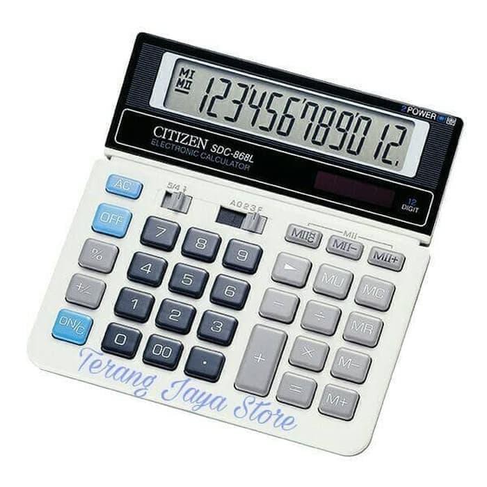 

KALKULATOR 12 DIGIT CITIZEN SDC-868L KALKULATOR CITIZEN SDC868L (ASLI)