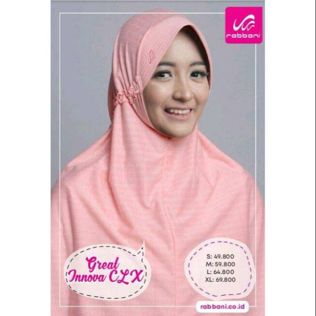 Jilbab rabbani great innova clx