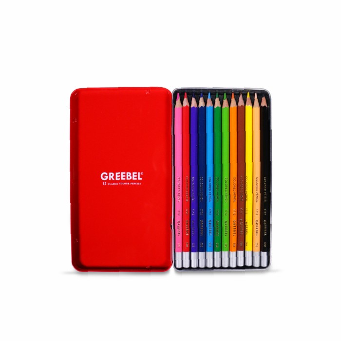 

Aman Pensil Warna Greebel Classic Tin Case 12 Warna Hot Sale