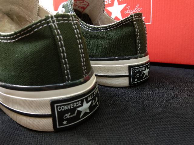 SEPATU CONV3RSE 70s GREEN HERBAL LOW PREMIUM BNIB MURAH