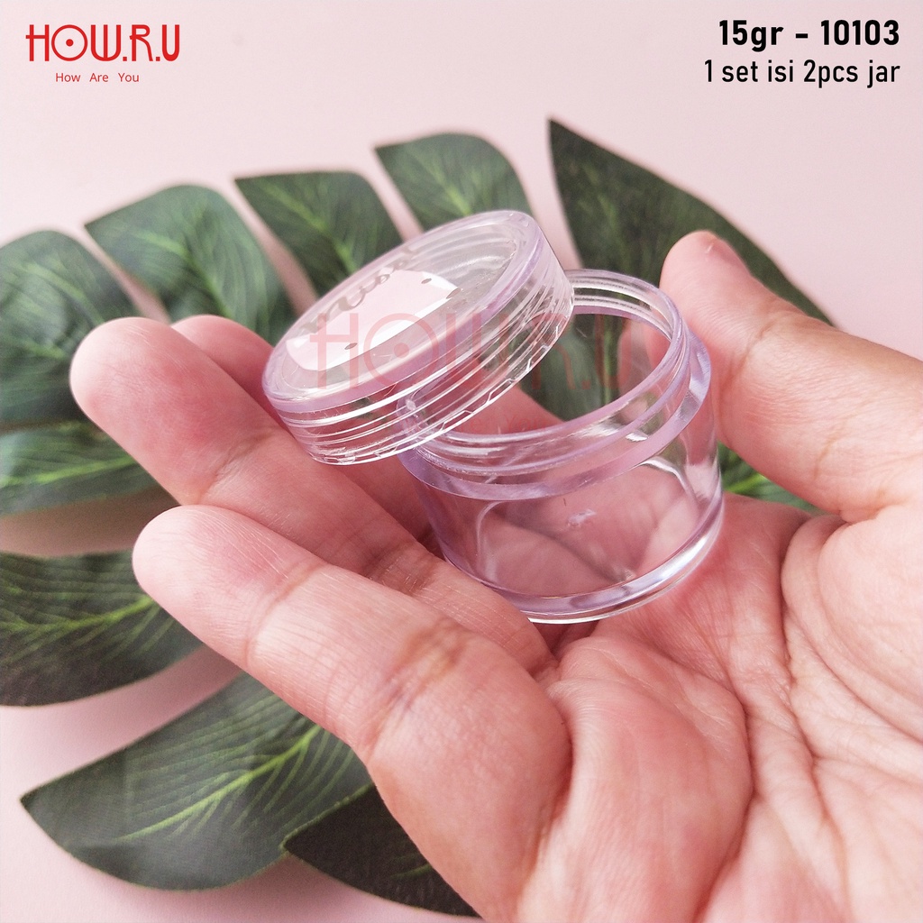 HOW.R.U | Cream Case / Jar / Pot / Tempat Krim atat Skin Care Lucu