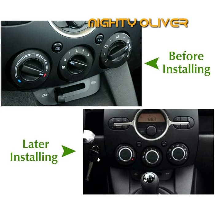 knob ac mazda 2 / knop ac mazda 2 / puteran ac mazda 2 / mazda2