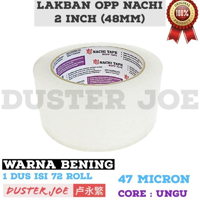 

PROMO SPESIAL Lakban Nachi 2 inch x 100 Y Per Dus