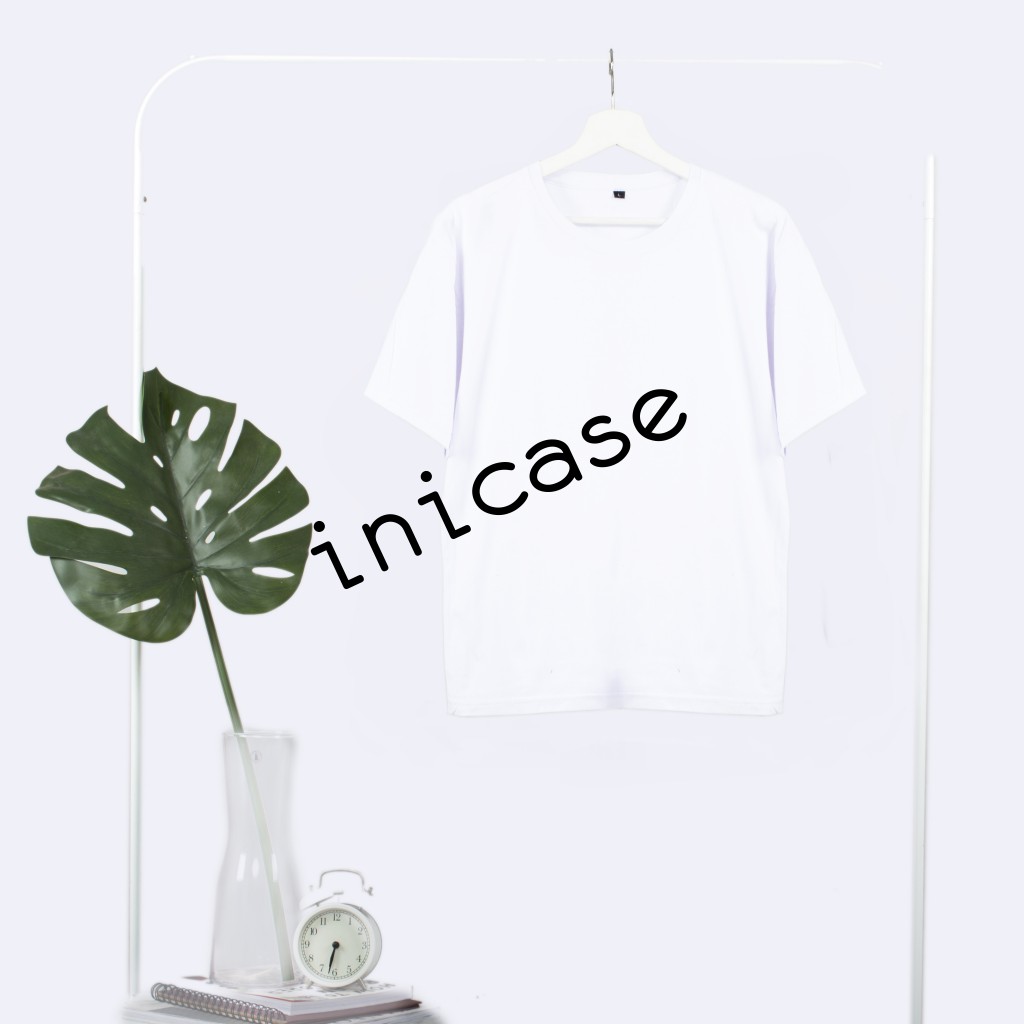 KAOS POLOS LENGAN PENDEK COTTON COMBED 30S PREMIUM-Putih