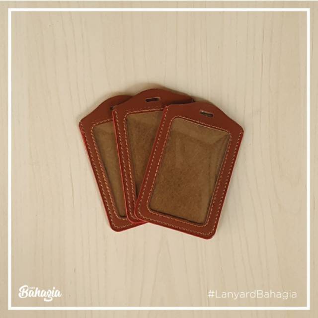 

ID Card Holder Kulit Coklat (Tempat ID Card)