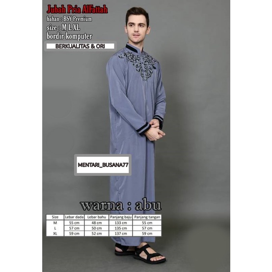 [[ NEW PRODUK ]] Jubah Gamis Muslim AL-FATTAH TERBARU 2022 / Gamis pria murah / Gamis pria premium / Baju jubah muslim pria dewasa / Jubah pakistan / Gamis muslim gamis laki-laki / Jubah pria lengan panjang / Jubah pria keren / Jubah pria kekinian