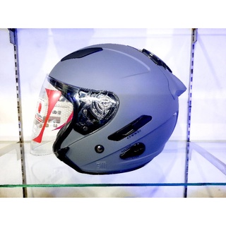 Jual KYT HELM GALAXY FLAT R SOLID MATT GORILA GREY | KYT GALAXY