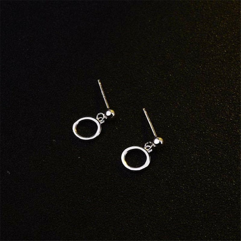 Anting Tusuk Gantung Desain Geometri Warna Permen Gaya Korearetro Untuk Wanita