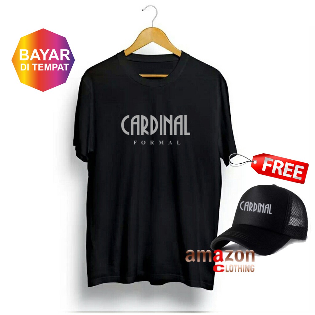 BONUS TOPI Amazon Clothing Kaos  Distro Cardinal  