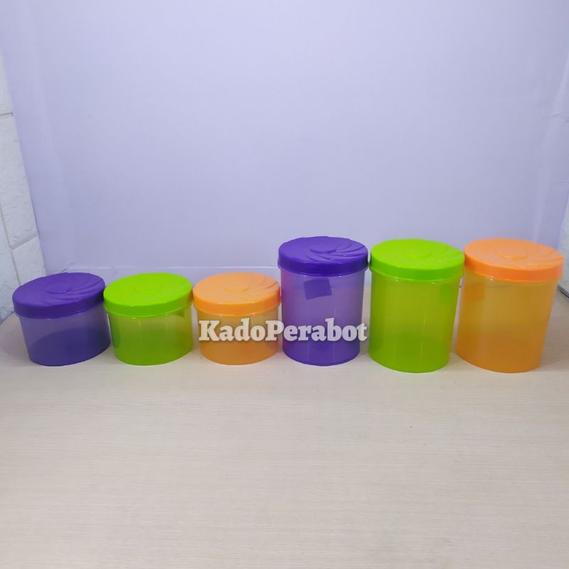 toples greenline - toples putar warna - toples plastik 1300ml