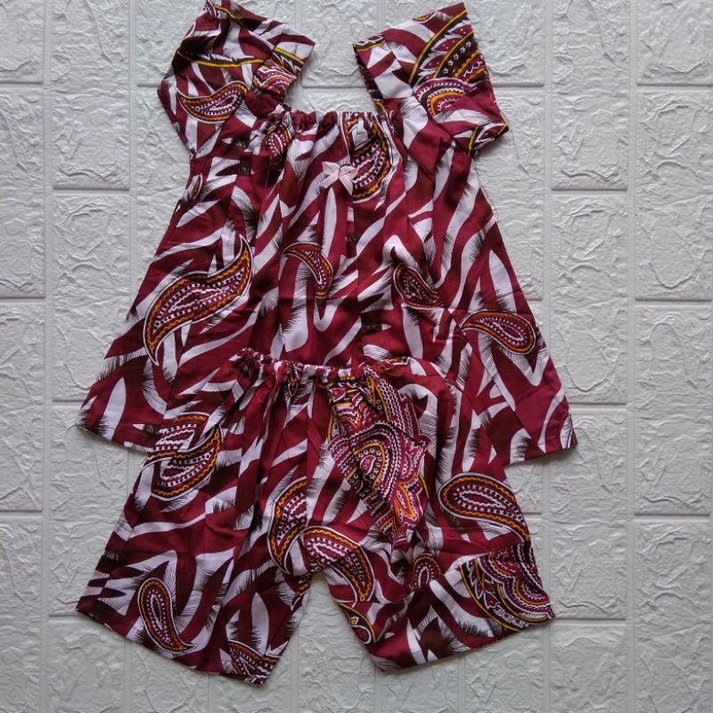 setelan anak rayon baju anak perempuan setelan babydoll