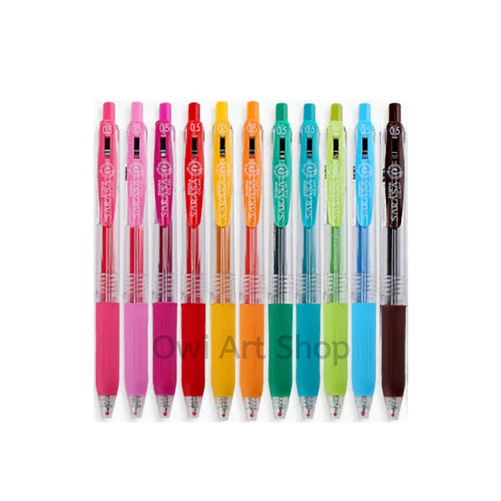 

Pulpen Gel Zebra Sarasa Warna 0.5mm - Satuan