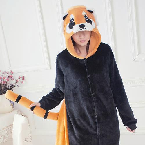 BAJU ONESIE KOSTUM RAKUN RACOON KIGURUMI COSPLAY IMPOR