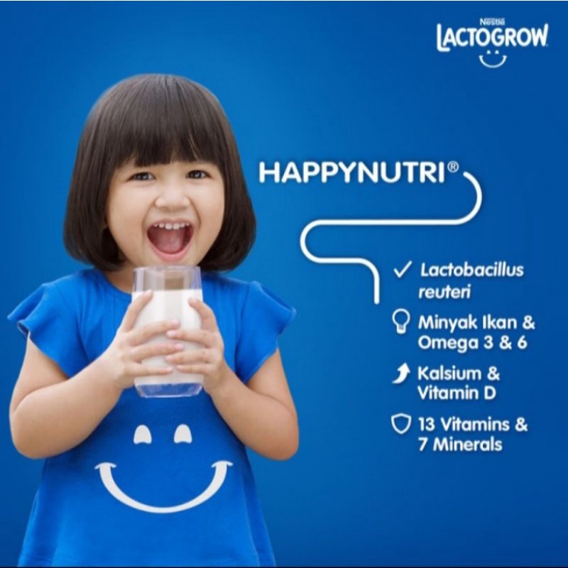 Susu Formula Lactogrow 3 735g 735 gr 750 g 750 gr Madu 1-3 Tahun