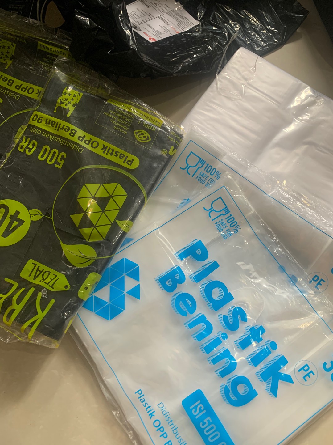 Kantong Plastik Bening Uk 30 / Kantong Plastik Pe Bening 500 Gr / Kantong Plastik Transparan