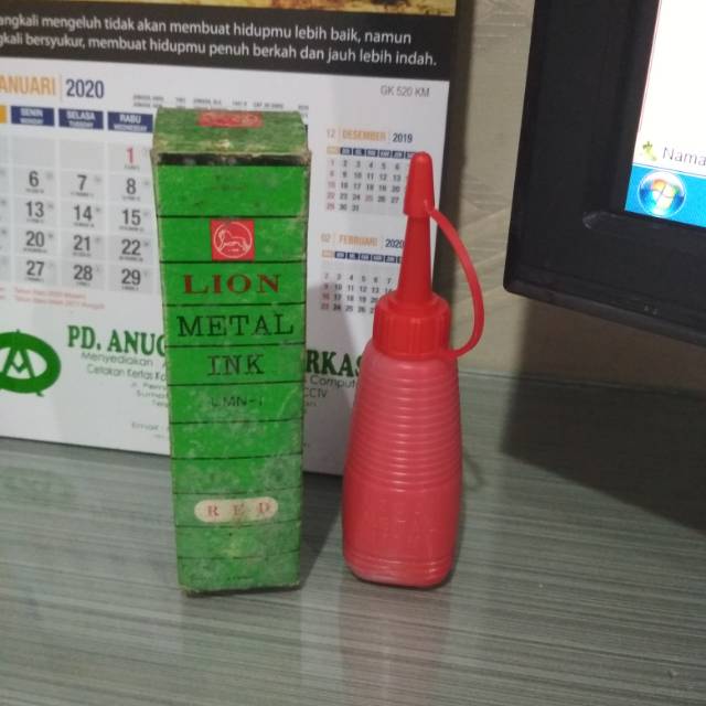 

Tinta stempel nomor merk Lion