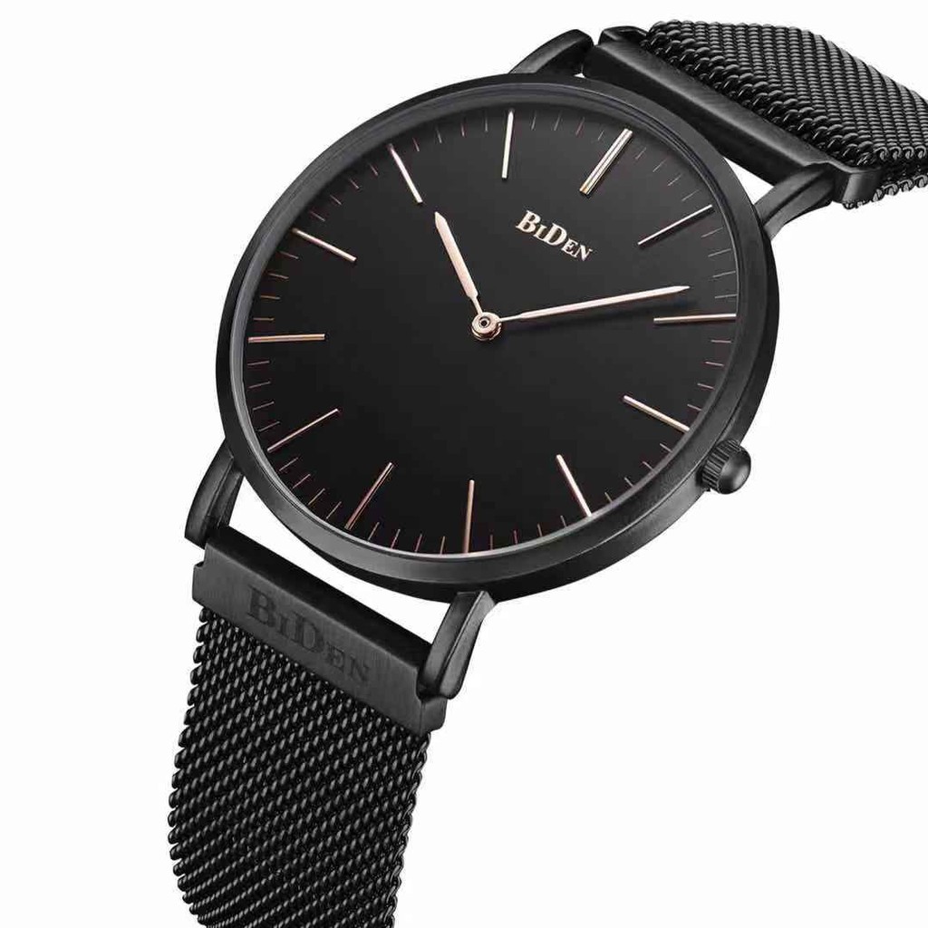 JAM TANGAN WANITA ANALOG BIDEN 0054 TALI PASIR MAGNET - UNISEX