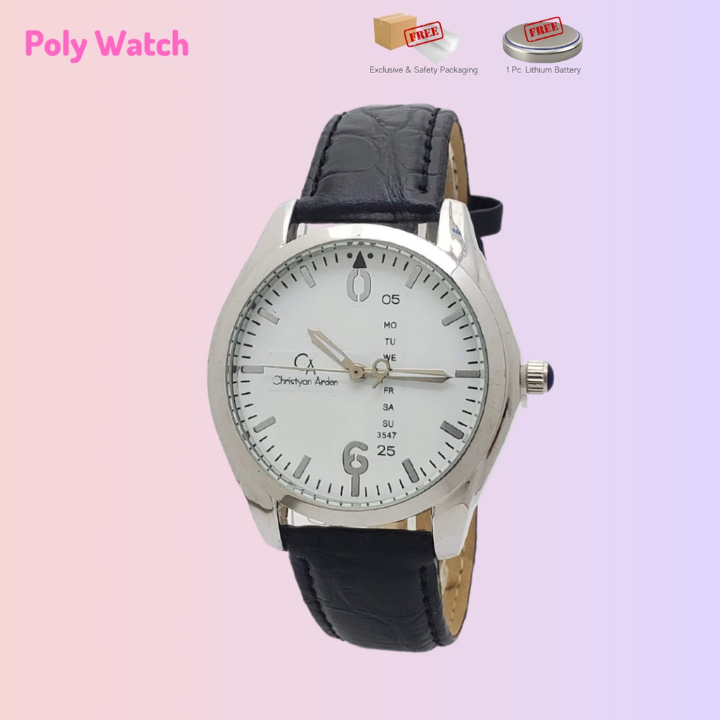 Jam Tangan Fashion Pria Kulit Christyan Arden Original CA3125