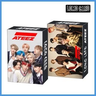 30pcs Kartu Foto Lomo Kpop NCT ATEEZ Stray Kids