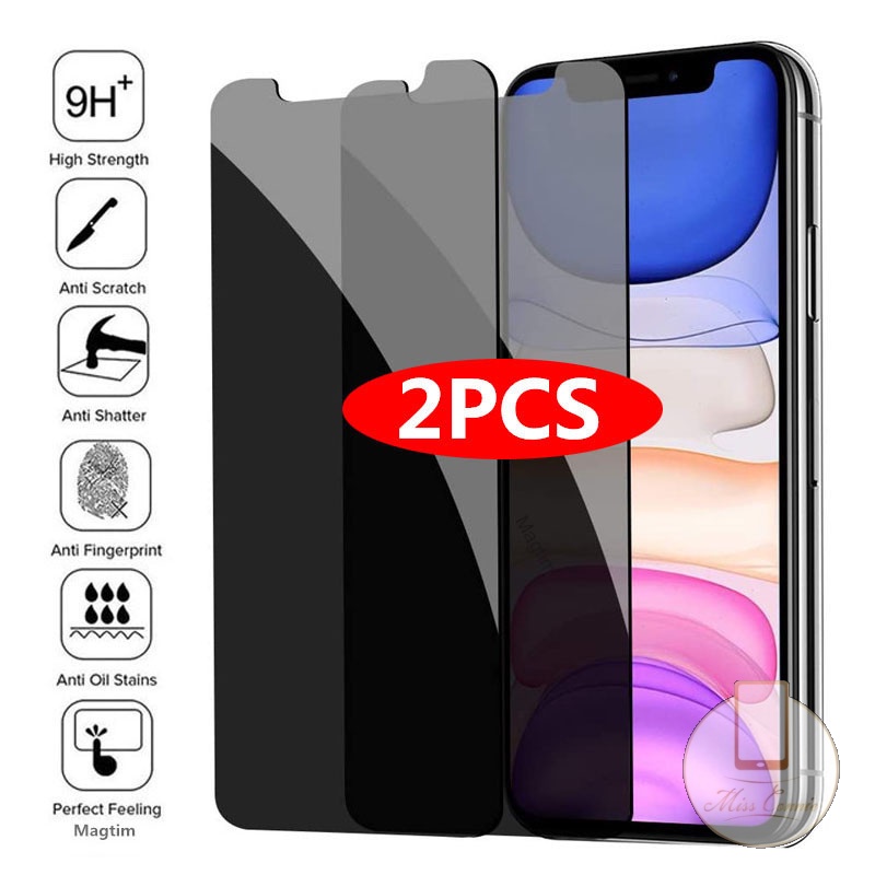 2pcs Layar Privasi Anti Spy Tempered Glass Oppo A17 A17K A58 A78 A58X A96 A57 A77s A76 A15 A12 A95 A55 A77 A54 A1 Pro Reno 7Z 6 8 8T A74 A16 A16K A52 A12 A9 A5 A12E A31 A3s A5s A7