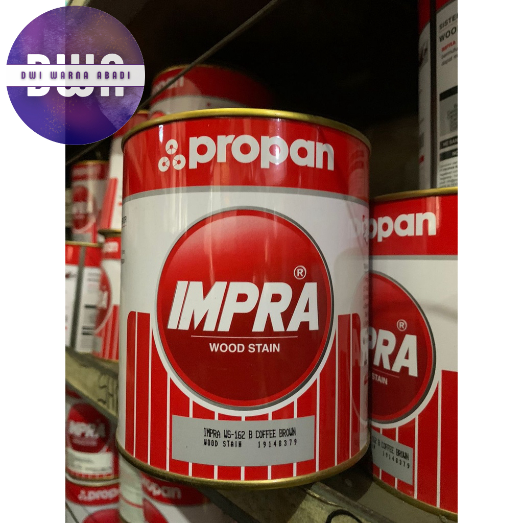 IMPRA WS-162 B COFFEE BROWN CAT KAYU WOOD STAIN PROPAN 1L