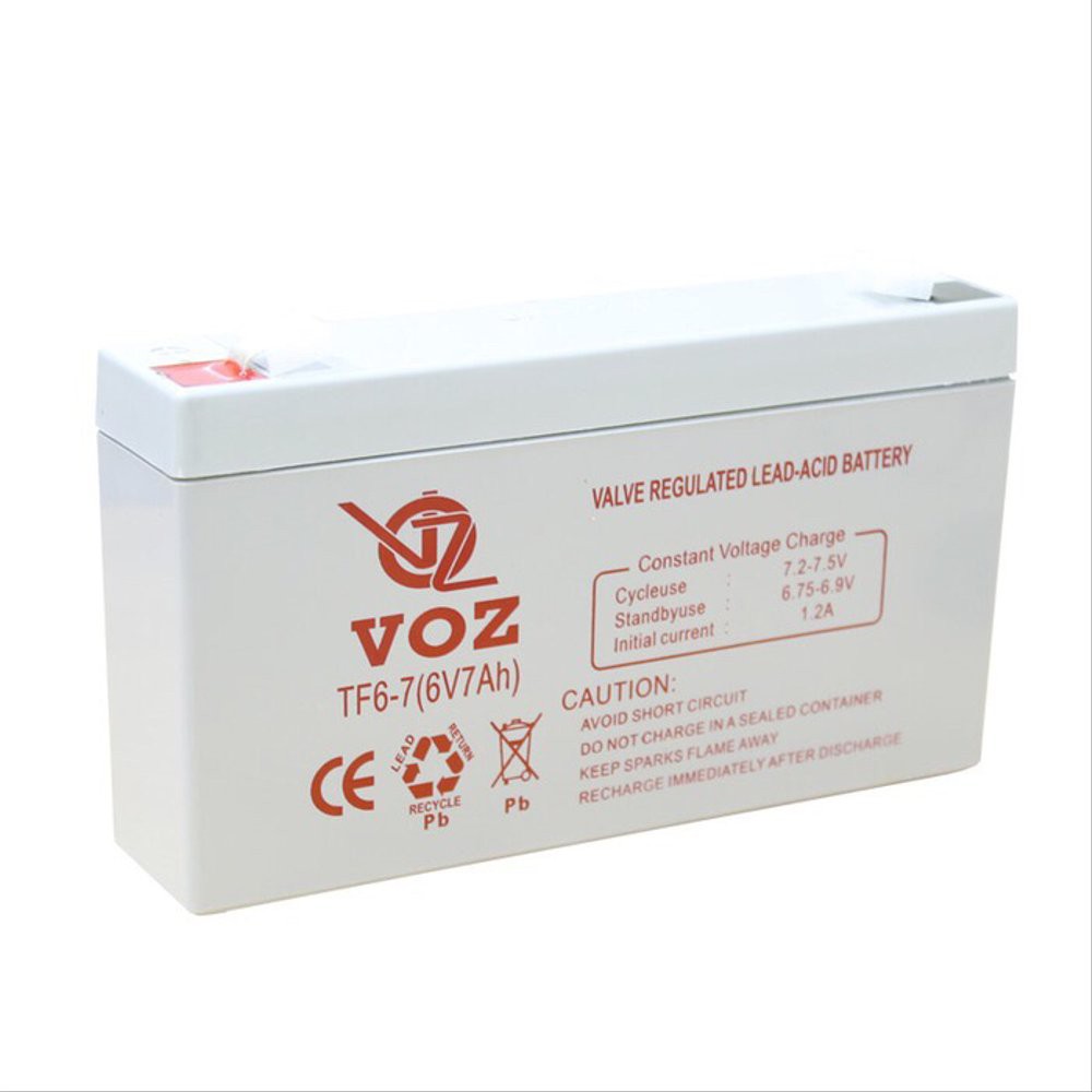 Promo  Baterai Voz 6V 7Ah Battery Voz 6V 7Ah Aki Kering Voz 6V 7Ah