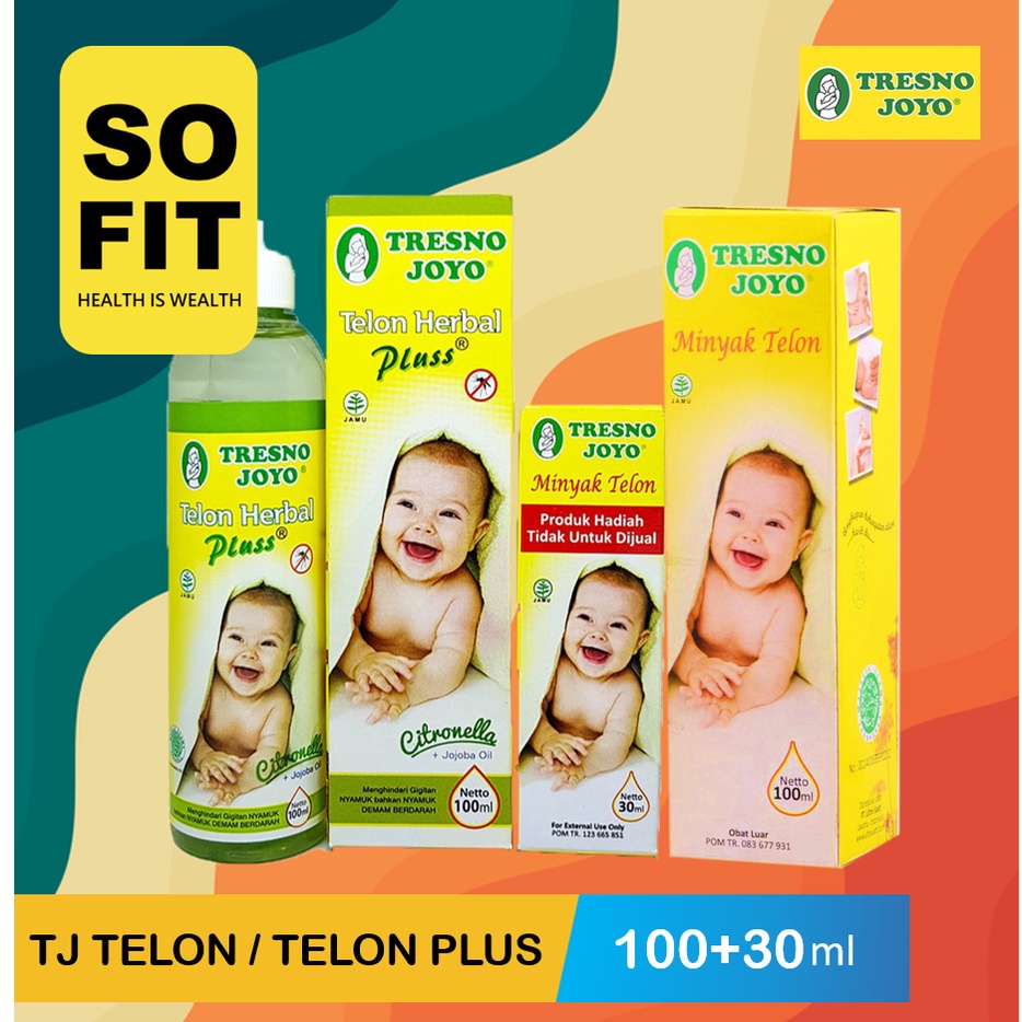 Tresnojoyo Minyak Telon Plus 100ml + 30 ml