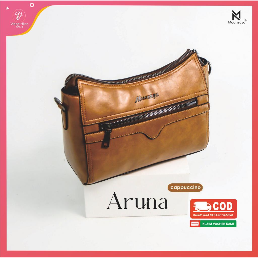 Tas Selempang Wanita Aruna Sling Bag Kulit Sintetis