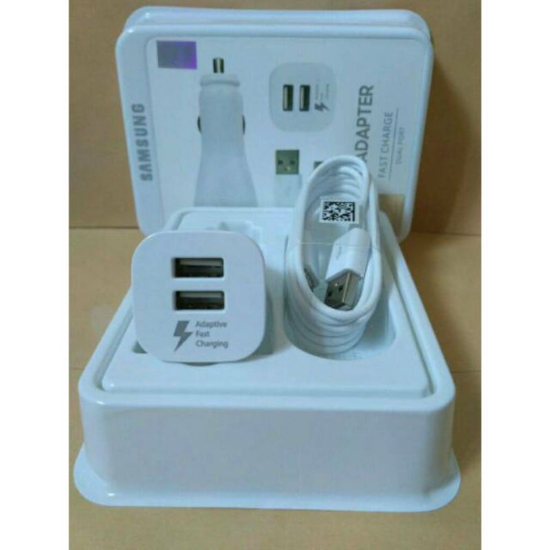 Car Charger type c charger Mobil Samsung S8 S8 Plus A3 A5 A7 2017 Usb Type C ORI 100%