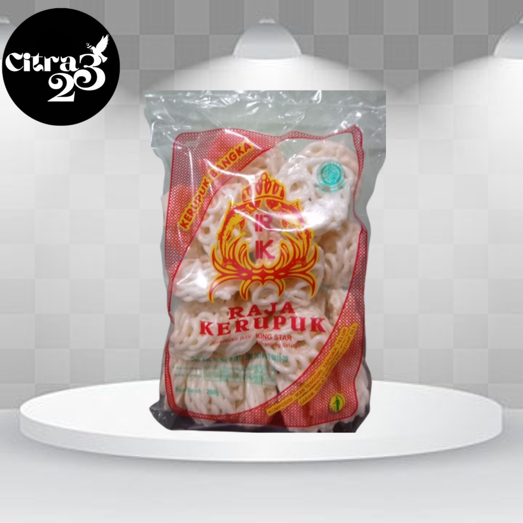 

KERUPUK BANGKA RAJA KERUPUK MAWAR 200gr - FAMILY PACK Gurih Nikmat !