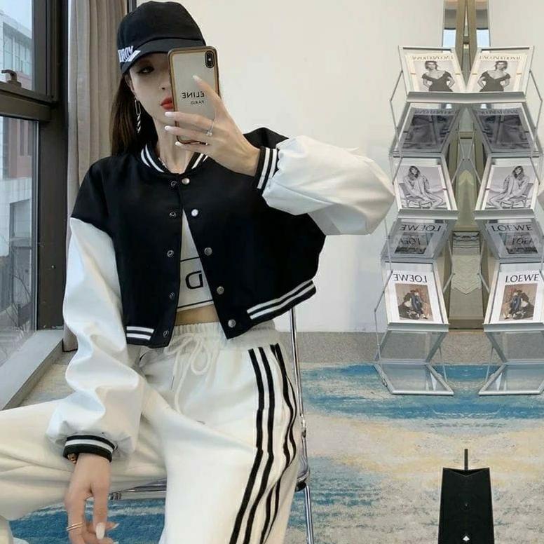 ➡Terbaru❆ BEYOND CROOPE BASEBALL | JACKET WANITA KOREA 48 ➡