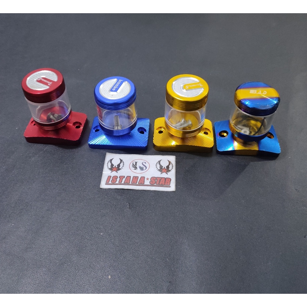 Tutup Minyak Rem Stempel Full CNC Untuk Motor SUZUKI / SATRIA FU / VIXION / RX KING / BYSON / CB150 / PCX -