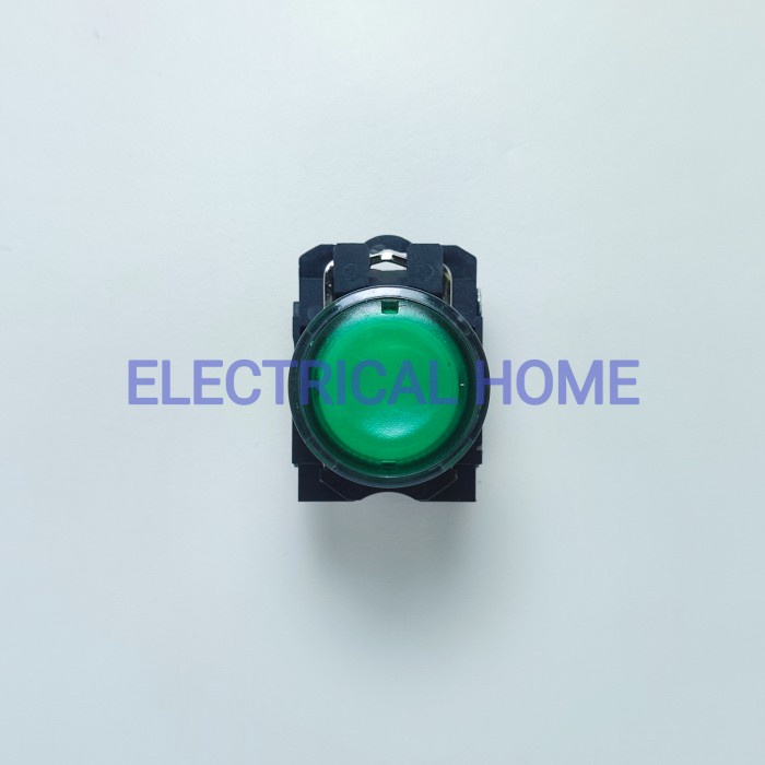 Push Button With Lampu LED 22mm 5AW33M5 Hijau OTTO