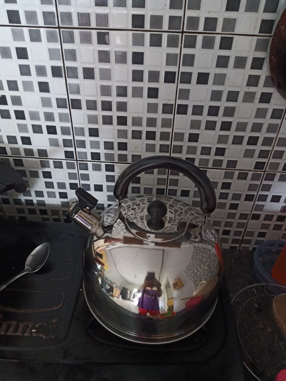 Teko Bunyi 5 Liter/teko Pemanas Air/whistling Kettle Full Stainless