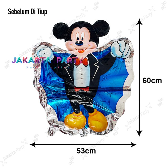 Balon Foil Mickey Vampire / Balon Karakter Halloween / Balon Halloween