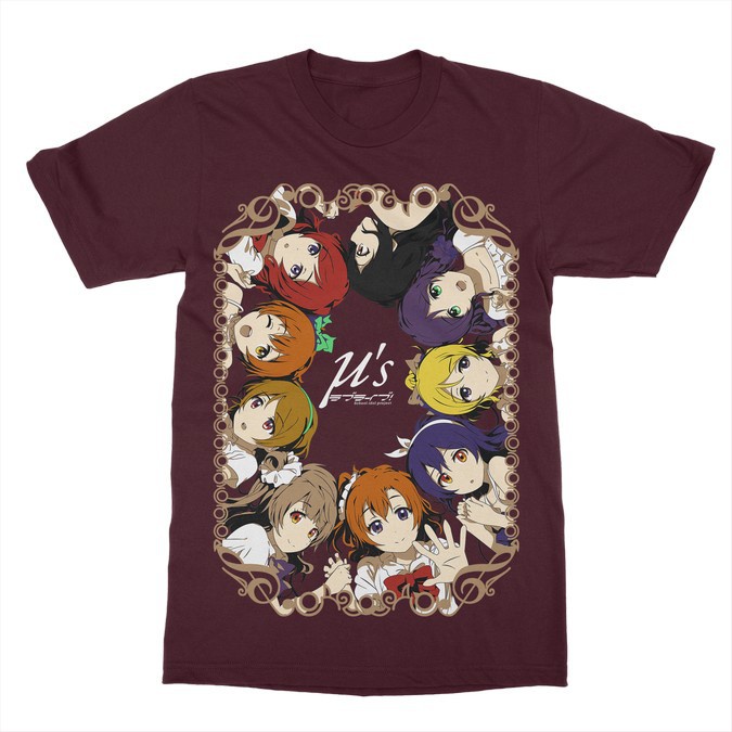 Kaos Anime Love Live U's - Anime Manga - Tshirt
