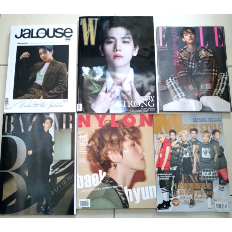 EXO BAEKHYUN MAGAZINE SUPERM