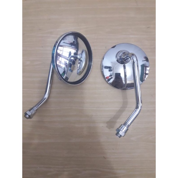 Spion motor bulat kecil classic grand suara c70 cb 100 gl 100-CROM DRAT HONDA