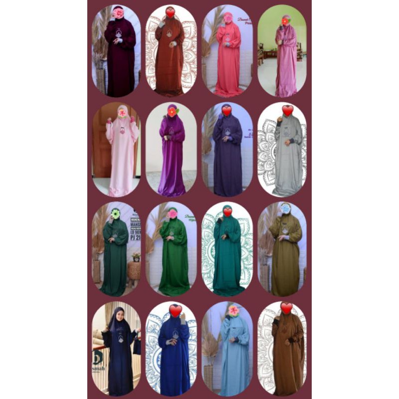 Mukena Hadramaut Terompah tangan manset